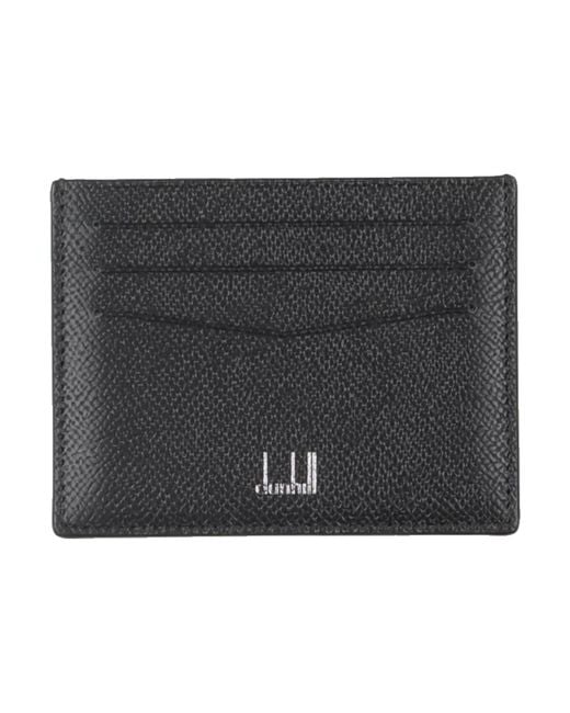 Dunhill Black Cardholder Leather for men