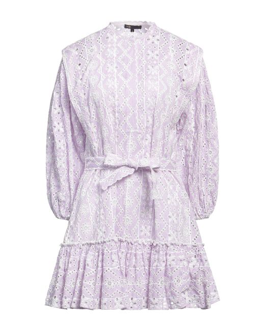 Maje Purple Mini Dress