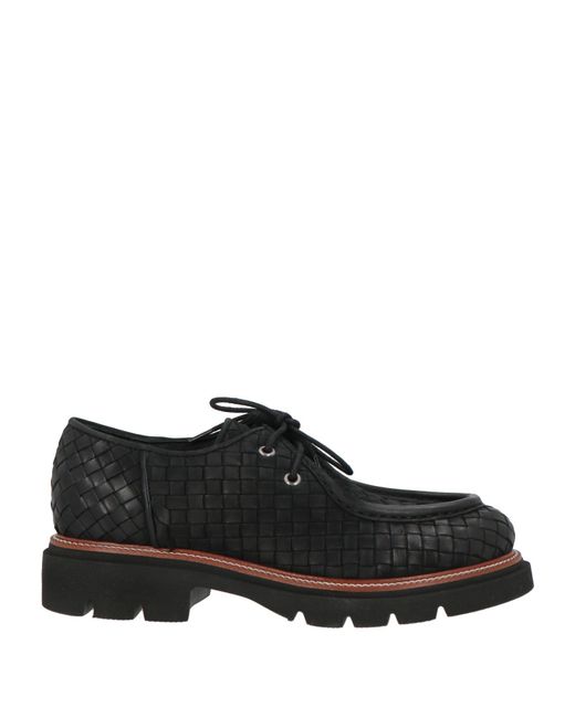 Nila & Nila Black Lace-Up Shoes