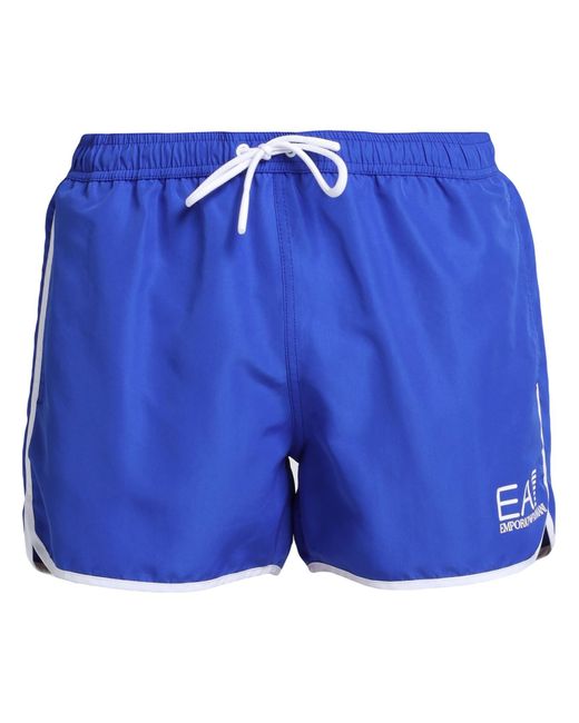 EA7 Blue Swim Trunks for men