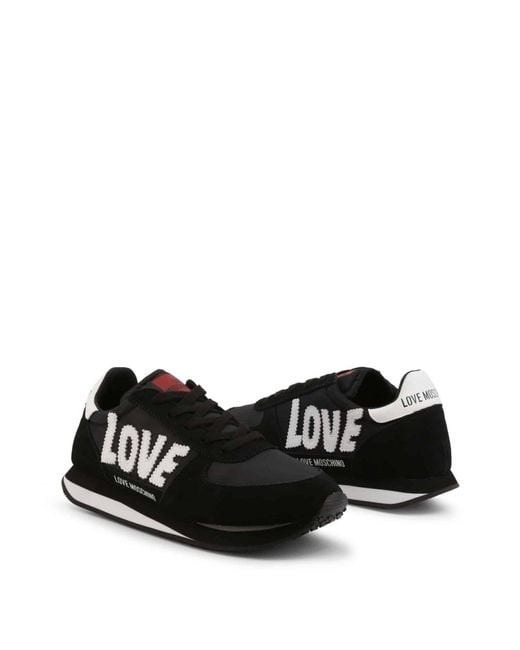 Sneakers Love Moschino de color Black