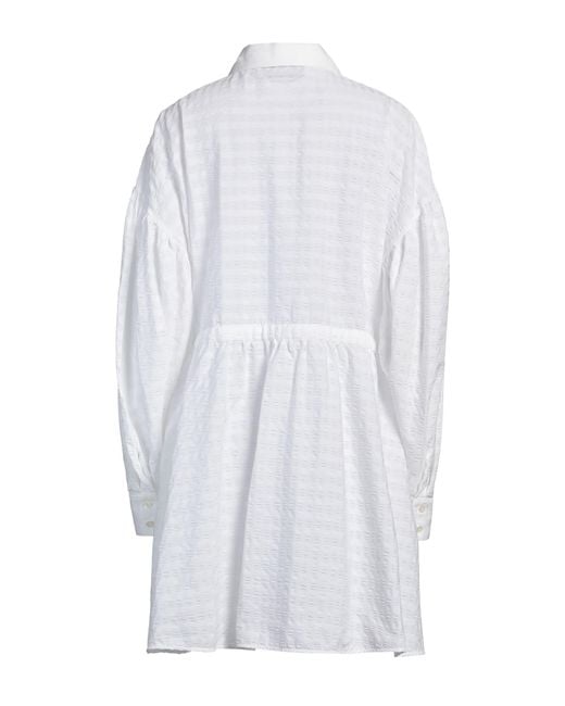 Robe courte MSGM en coloris White