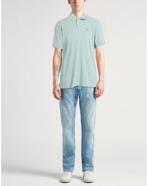 Polo Hackett de hombre de color Blue