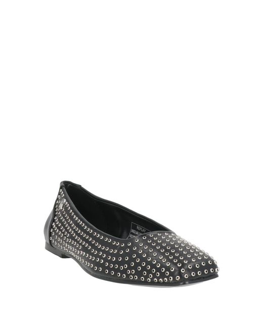 Replay Gray Ballet Flats