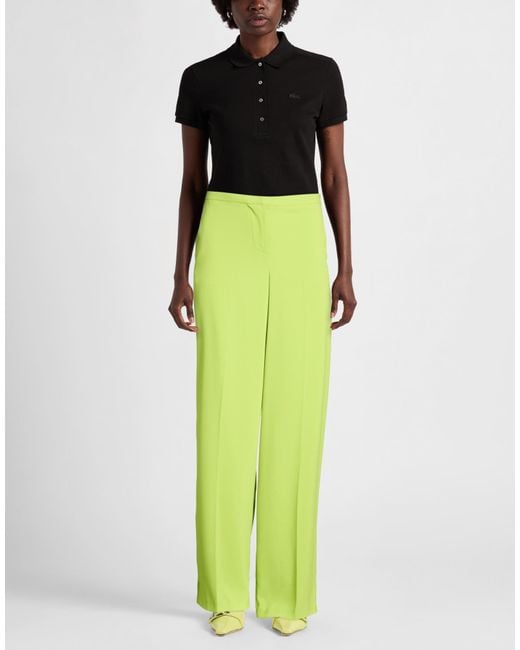Pinko Green Pants Polyester, Elastane
