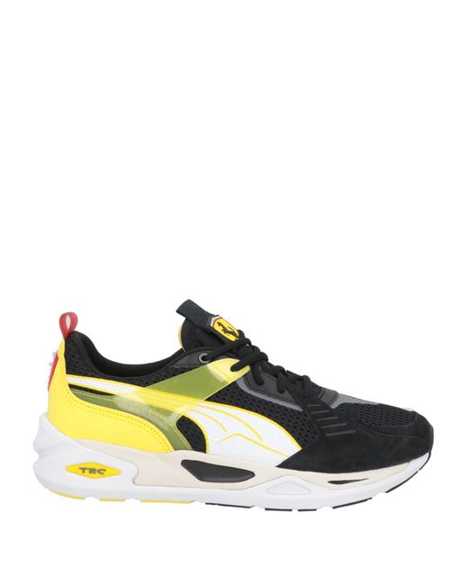 PUMA x FERRARI Yellow Sneakers Textile Fibers for men