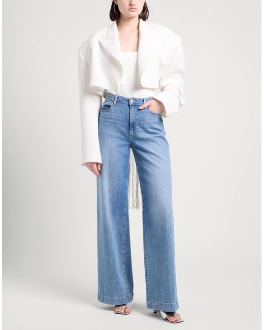 The Mannei White Jacket Polyester, Rayon, Elastane