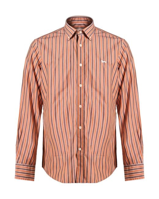 Harmont & Blaine Pink Shirt Cotton for men