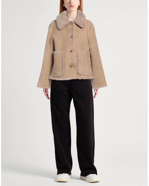 True Religion Natural Shearling- & Kunstfell