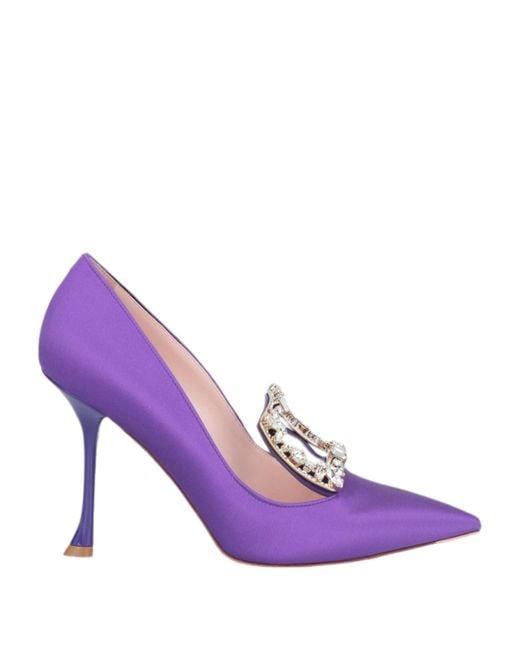 Roger Vivier Purple Pumps