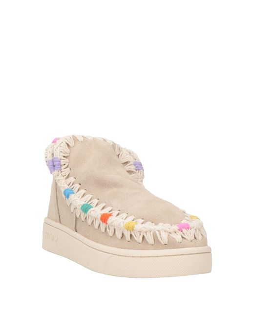 Mou Natural Ankle Boots