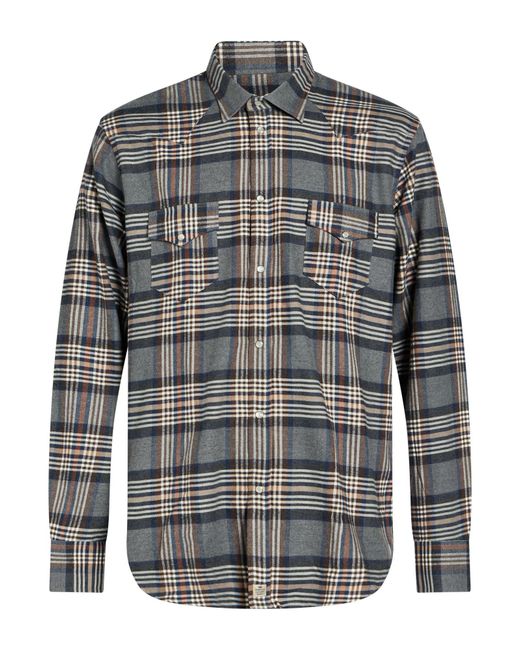 Sonrisa Gray Shirt Cotton, Elastane for men