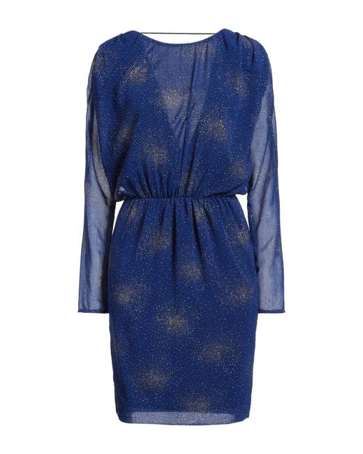 MSGM Blue Mini Dress Polyester