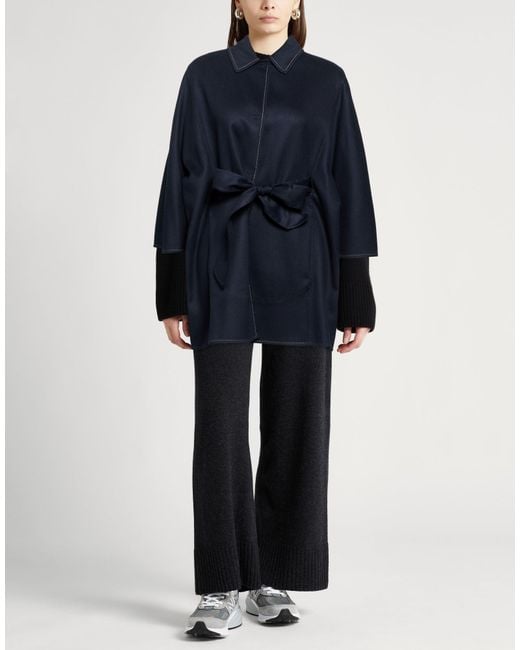 Agnona Blue Coat Cashmere