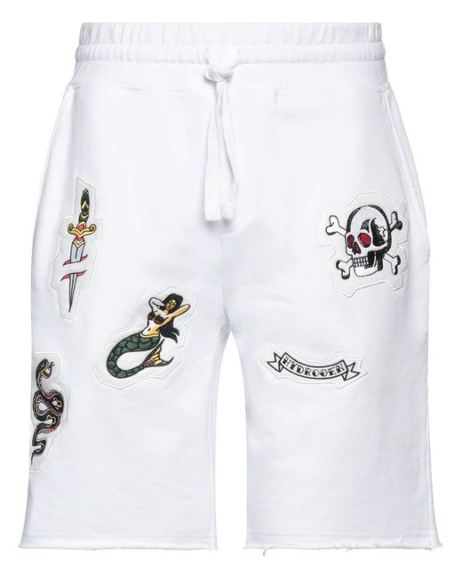Hydrogen White Shorts & Bermuda Shorts for men