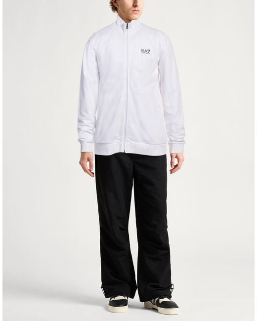 EA7 White Sweatshirt for men