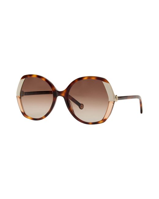 Carolina Herrera Brown Sunglasses