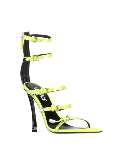Versace Metallic Sandals