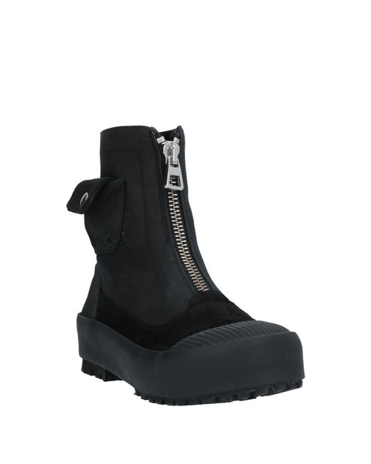 J.W. Anderson Black Ankle Boots