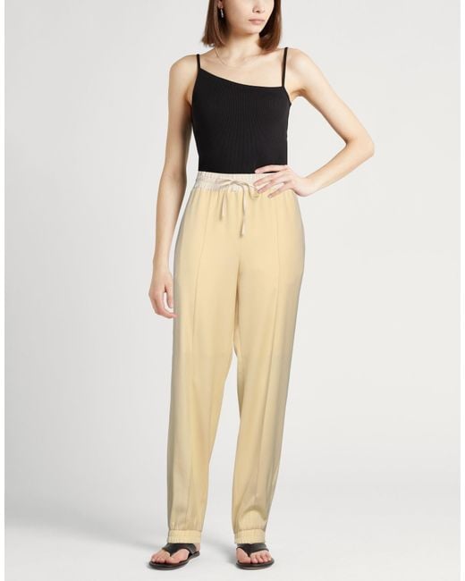 Jil Sander Natural Pants Virgin Wool