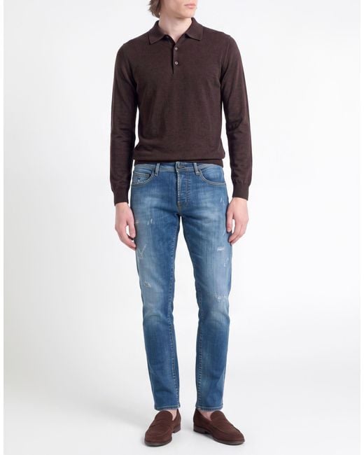 Tramarossa Blue Jeans Cotton, Elastane for men