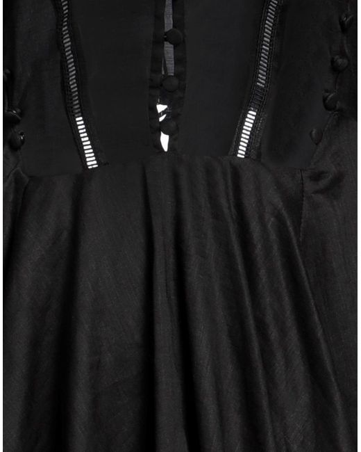 Isabelle Blanche Black Mini Dress