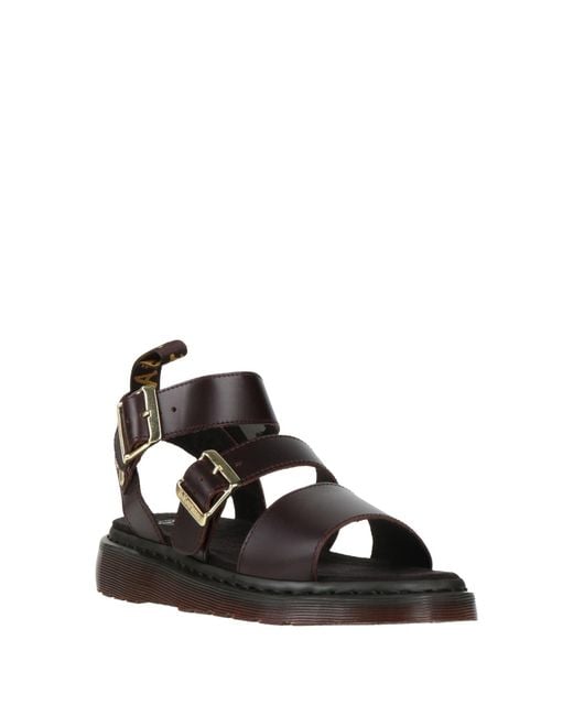 Dr. Martens Black Gryphon Atlas Sandals Leather for men