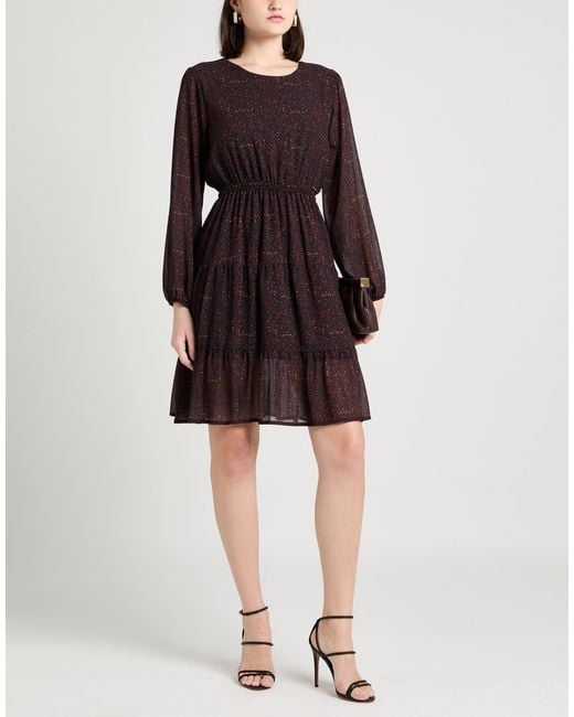 Fred Mello Purple Midi Dress Polyester