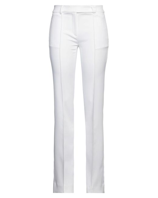 MICHAEL Michael Kors White Wide Leg Tailored Trousers