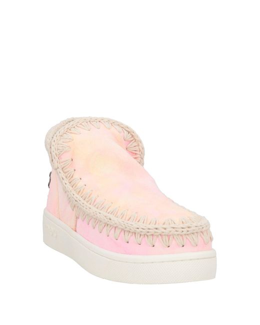 Mou Pink Ankle Boots
