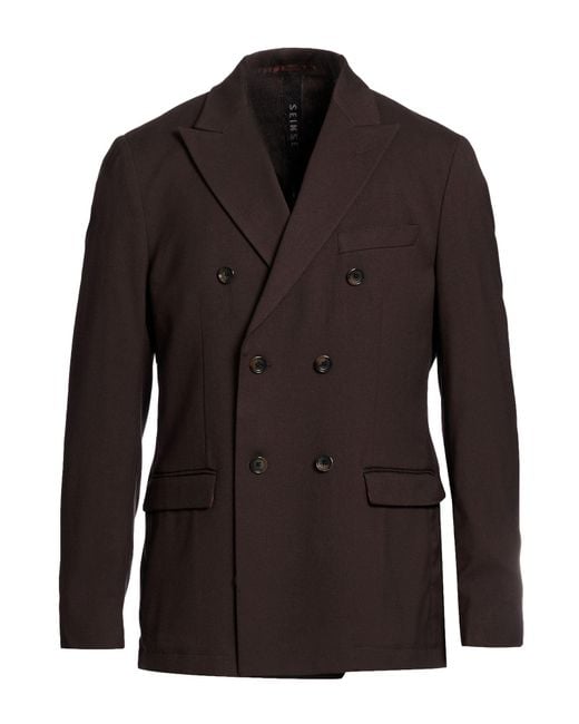 Sseinse Brown Blazer for men