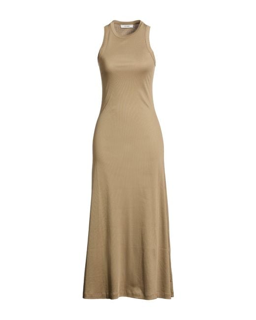 IVY & OAK Natural Khaki Maxi Dress Organic Cotton