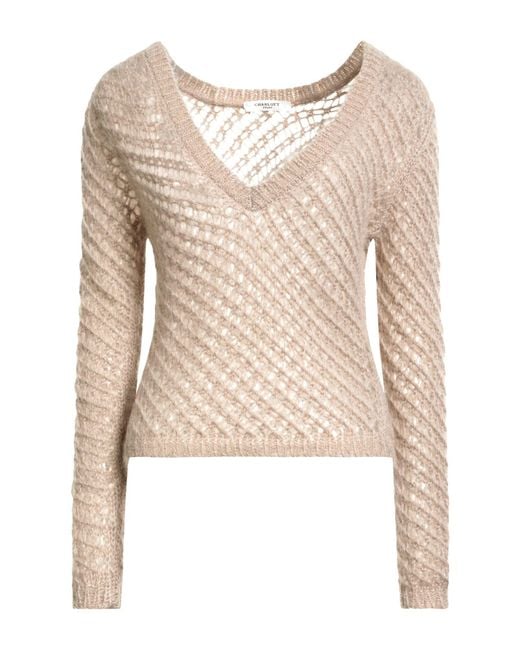 Pullover Charlott de color Natural