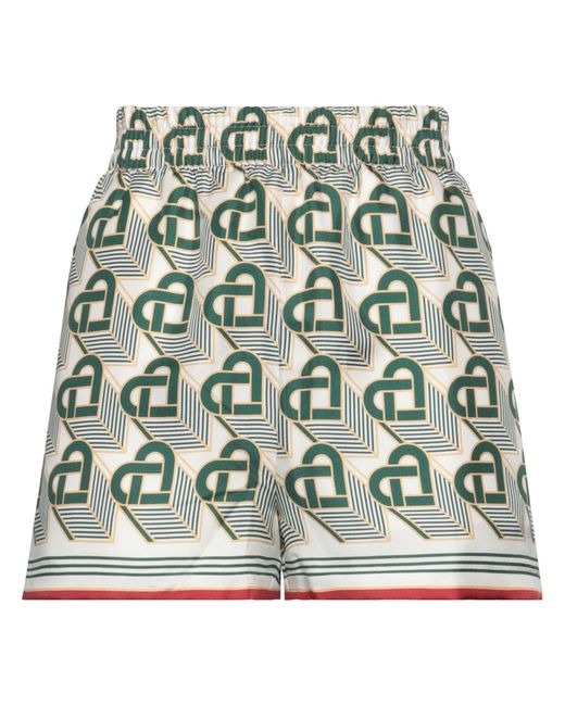 Casablancabrand Green Shorts & Bermuda Shorts