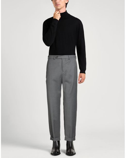 Paoloni Gray Pants for men