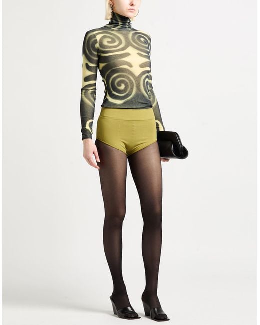 Rick Owens Yellow Shorts & Bermuda Shorts