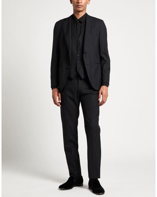 Caruso Black Suit for men