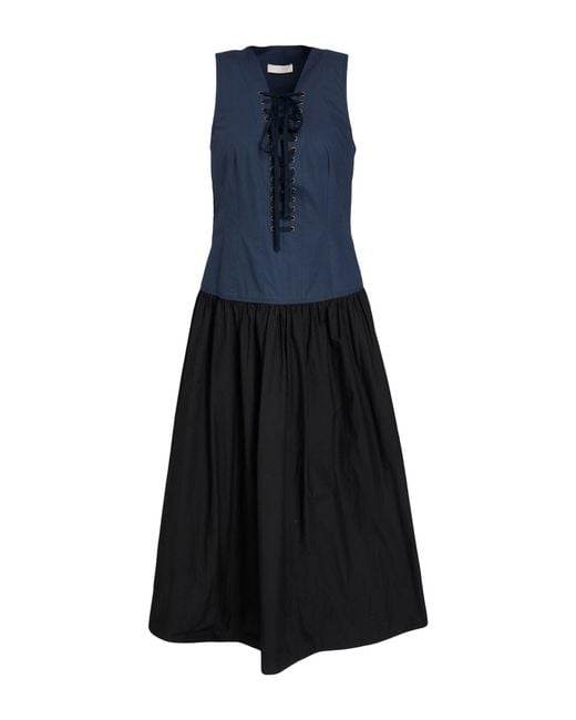 Ulla Johnson Blue Midi Dress