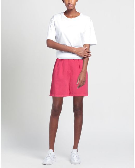 ROSSO35 Pink Shorts & Bermuda Shorts