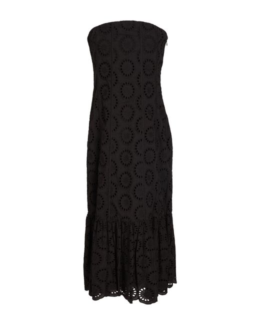 Twinset Black Midi Dress Cotton