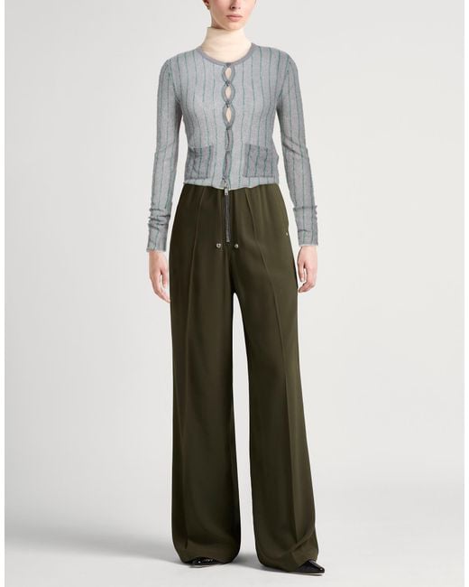 MM6 by Maison Margiela Blue Cardigan Wool, Acrylic, Polyamide