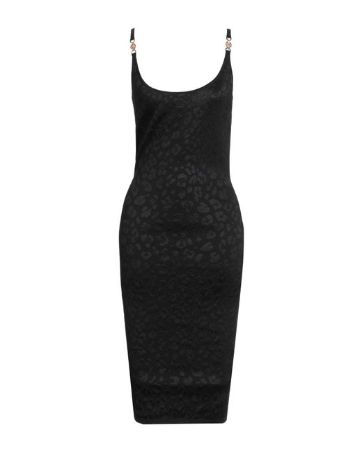 Robe Midi Versace en coloris Black