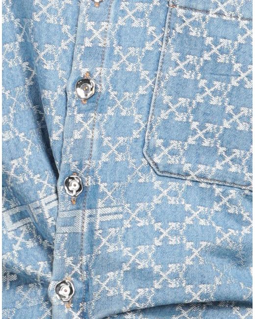 Robe courte Off-White c/o Virgil Abloh en coloris Blue