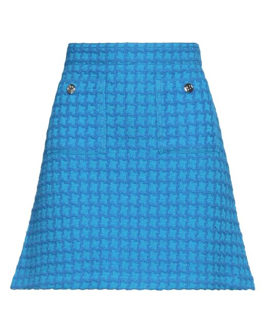 Sandro Blue Mini Skirt