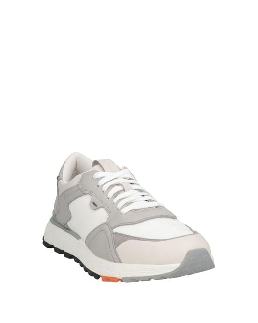 Santoni White Trainers for men