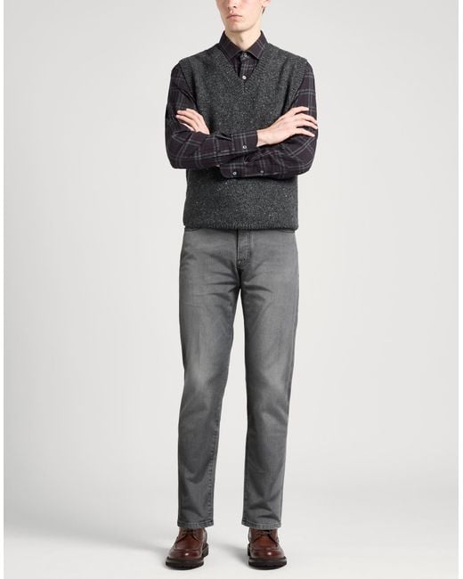Moorer Gray Jeans for men