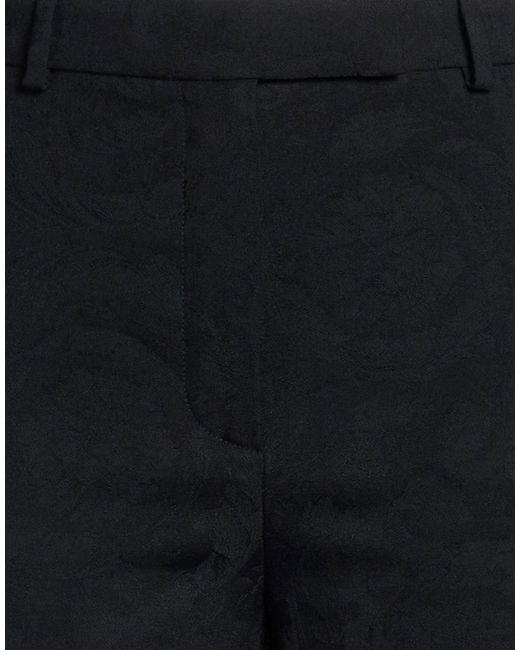 Versace Blue Pants Virgin Wool, Silk