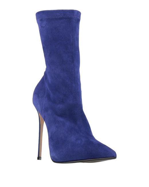 Le Silla Blue Ankle Boots