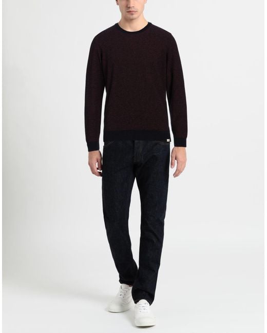 Brooksfield Blue Sweater Wool, Polyamide for men