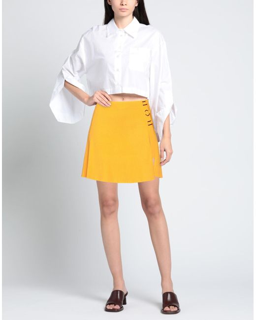 Sandro Yellow Mini Skirt